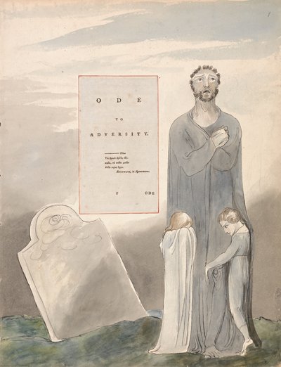 Ode to Adversity, design 35 from The Poems of Thomas Gray by William Blake